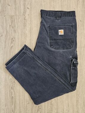 Carhartt 38x30 Men's Navy FR Cargo Pants - Rugged Workwear
